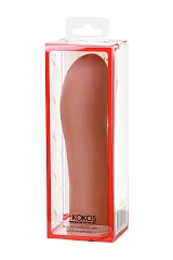 Насадка реалистичная KOKOS EXTREME SLEEVE с имитацией пирсинга, TPE, телесная, 14.7 см