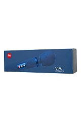 Вибромассажер Fun Factory VIM VIBRATING WAND, силикон, синий, 31,3 см