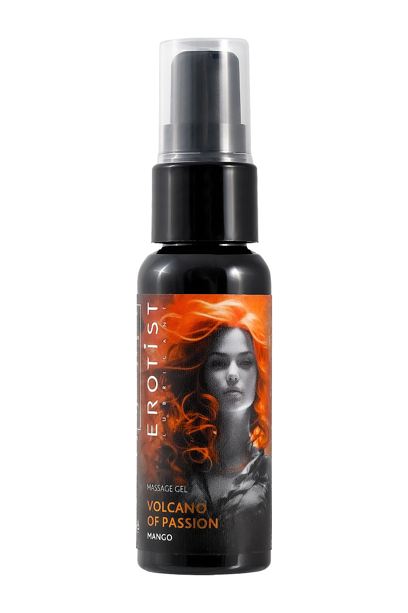 Гель Erotist с эффектом вибрации VOLCANO OF PASSION: MANGO (со вкусом манго), 25 мл