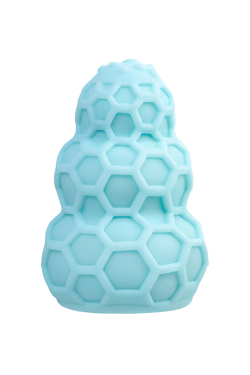 Мастурбатор A-Toys Flaff, TPE, бирюзовый, 8см, Ø 2,9 см