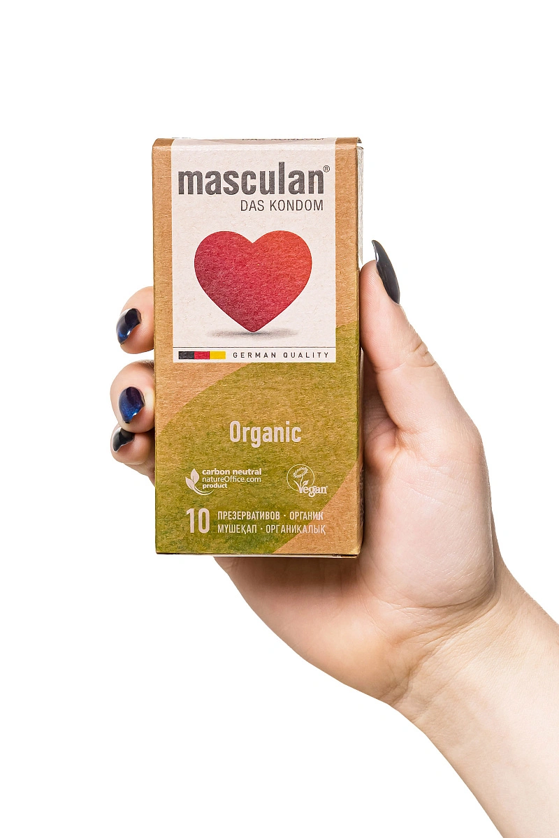 Презервативы masculan  ORGANIC № 10 утонченные, 18,5 см, 5.3 см, 10 шт.