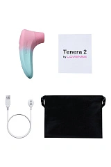 Вакуммно-волновой стимулятор клитора LOVENSE Tenera 2 PulseSense, силикон, розовый