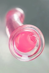 Нереалистичный фаллоимитатор Jelly Dildo L Toyfa Basic, TPE, розовый, 20 см