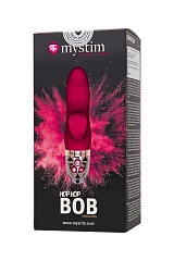 Вибратор Mystim Hop Hop Bob силикон, фуксия, 16,5 см