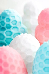 Мастурбатор A-Toys Flaff, TPE, бирюзовый, 8см, Ø 2,9 см