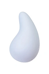 Вибромассажер Satisfyer Dew Drop, силикон, голубой, 8,1 см