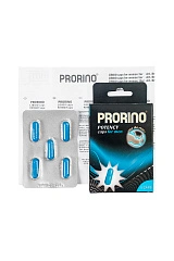 Энергетические капсулы Ero Prorino black line Libido, мужские, 5 шт.