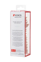 Насадка реалистичная KOKOS EXTREME SLEEVE с дополнительной стимуляцией, TPE, телесная, 14.7 см, ES-07