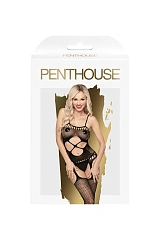 Костюм-сетка Hot nightfal PENTHOUSE, черный, S-L