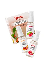 Набор гелей-смазок Yovee для любви (721004+721008+721010), вкус (клубн+клубн/дыня+малин/мята),3х50мл
