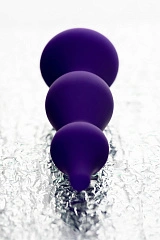 Анальная втулка ToDo by Toyfa Sholt, силикон, фиолетовый, 10 см, Ø 3 см