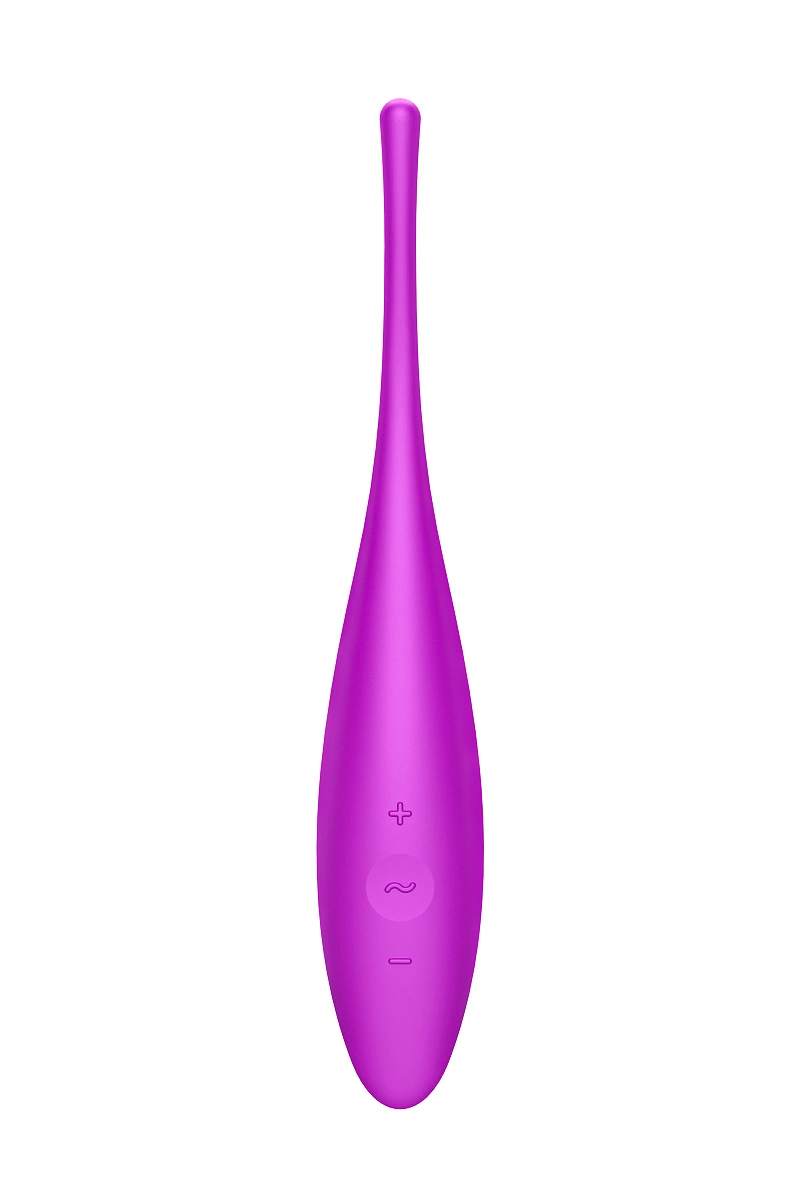 Точечный вибратор Satisfyer Twirling Joy Connect App, силикон, розовый