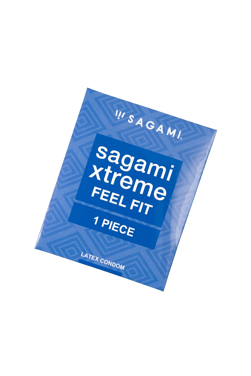 Презервативы Sagami, extreme, feel fit, гладкие, 19 см, 5,1 см, 1 шт.