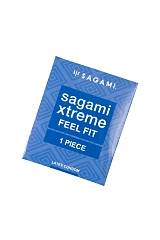 Презервативы Sagami, extreme, feel fit, гладкие, 19 см, 5,1 см, 1 шт.