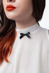 Костюм официантки Erolanta Vanessa (юбка, топ) черно-белый (50-52)