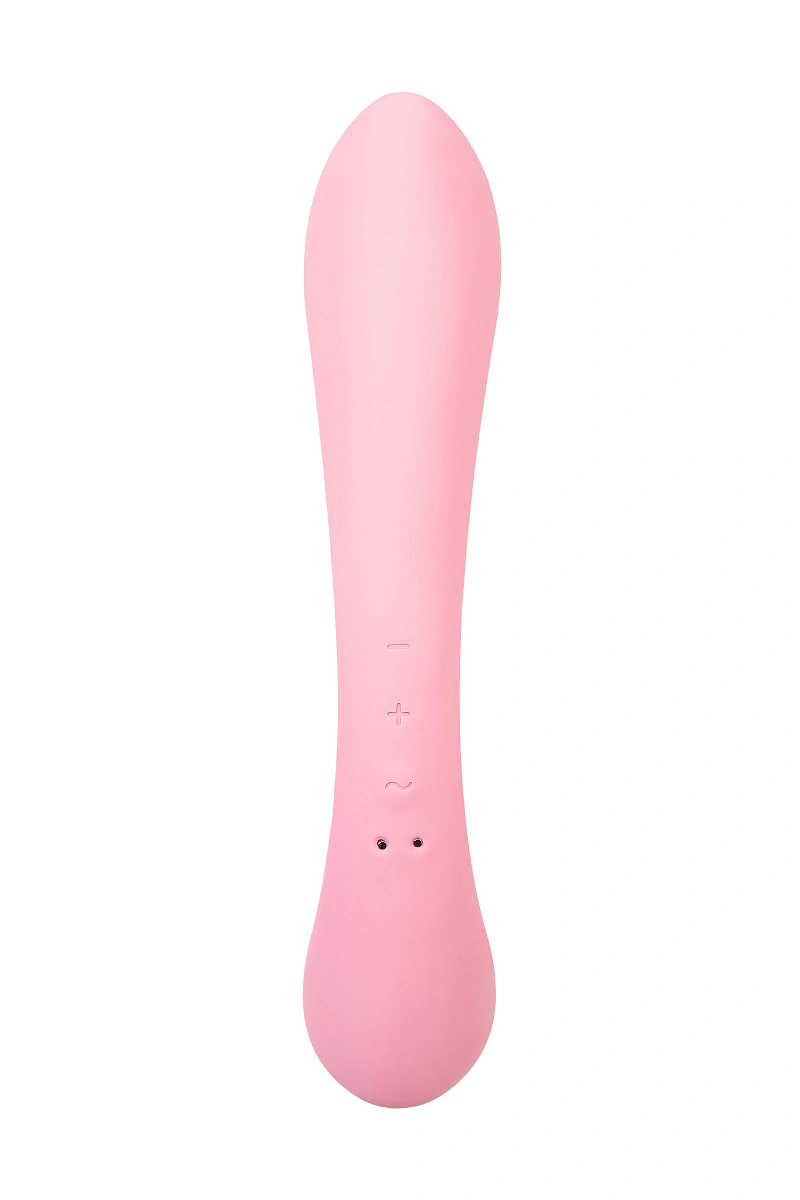 Нереалистичный вибратор Satisfyer Triple Oh, силикон, розовый, 24 см
