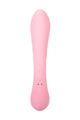 Нереалистичный вибратор Satisfyer Triple Oh, силикон, розовый, 24 см