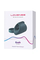 Мастурбатор нереалистичный LOVENSE Gush, силикон, голубой, 8,6 см