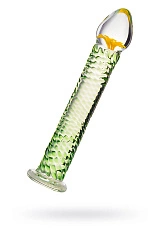 Нереалистичный фаллоимитатор Sexus Glass Snake, стекло, прозрачный, 16,5 см