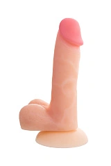 Фаллоимитатор RealStick Silicone Chris H, телесный, 17,5 см