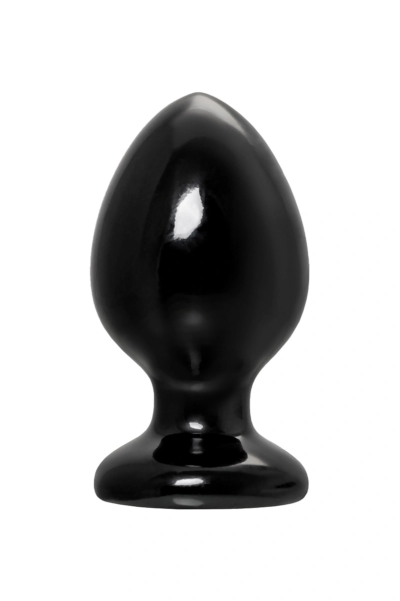 Анальная втулка TOYFA POPO Pleasure Cetus α, PVC, черная, 11,5 см, Ø 6,2 см