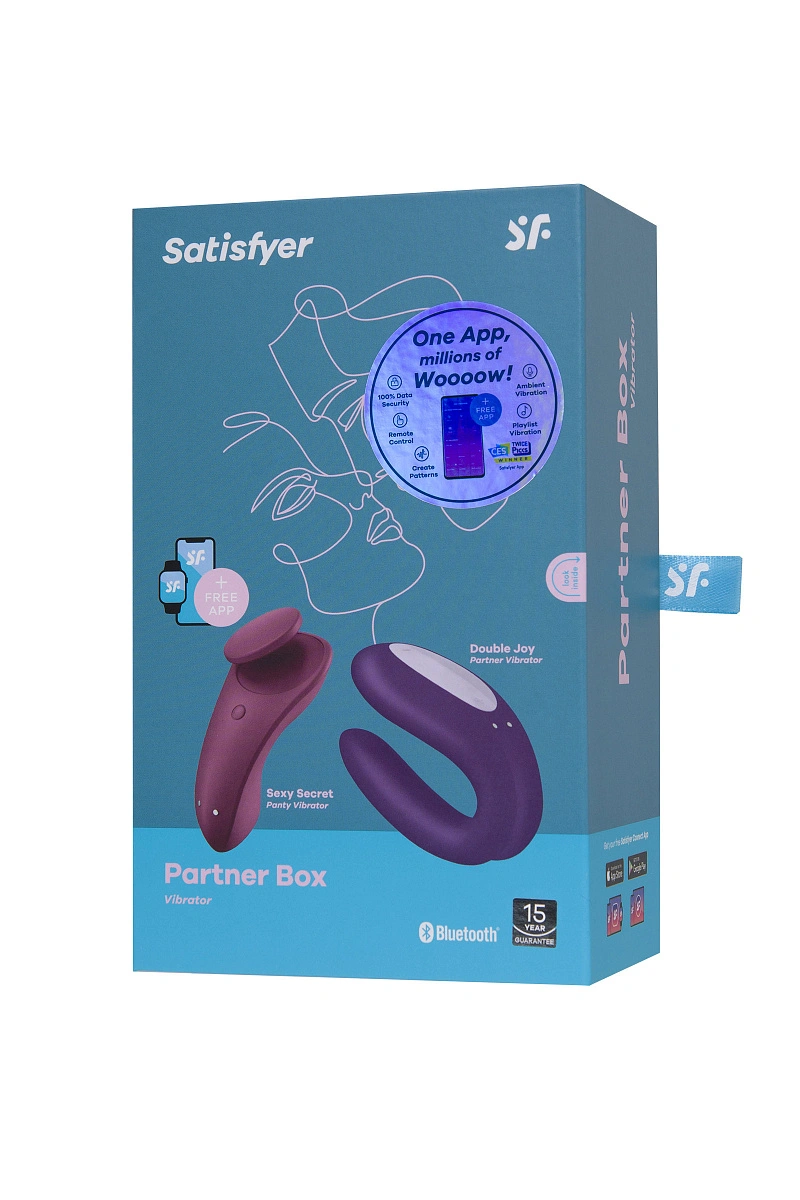 Набор вибраторов Satisfyer Box 1 Connect App (Double Joy + Sexy Secret)