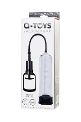 Помпа для члена A-Toys by TOYFA Onyx, PVC, прозрачный, 23,5 см