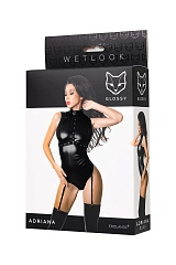 Боди Glossy Adriana из материала Wetlook