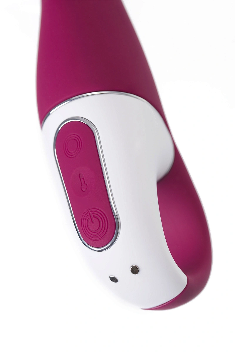 Вибратор с подогревом Satisfyer Heated Thrill Connect App, бордовый, 20,6 см