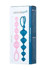 Набор анальных цепочек Satisfyer Beads, силикон, ассорти, 27 см.