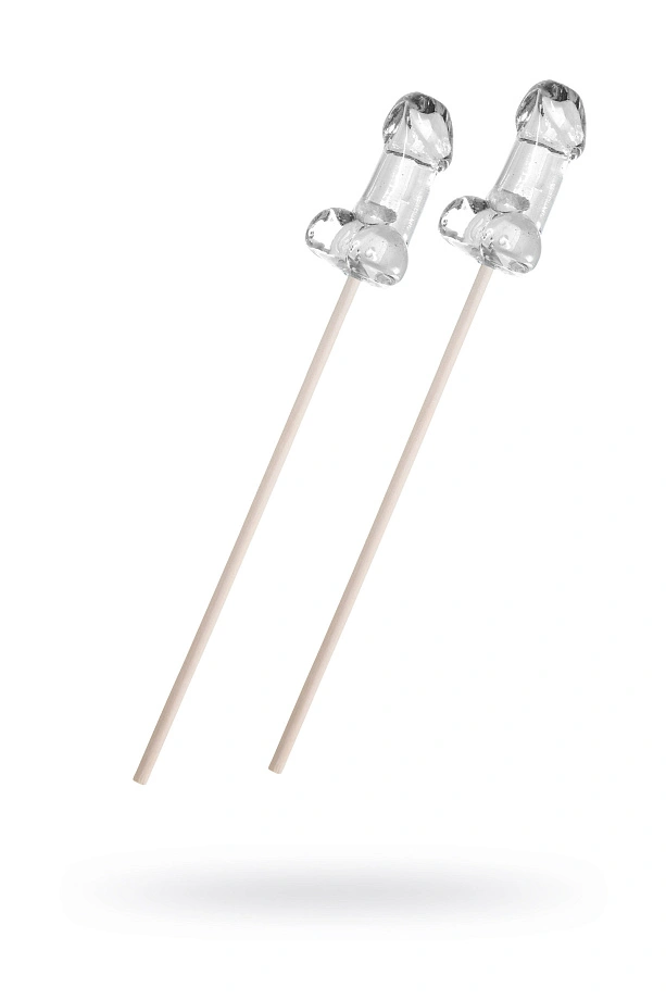 Леденец (2 шт.) «Член Pina colada», мини, прозрачный, 42 гр., Sosuчki