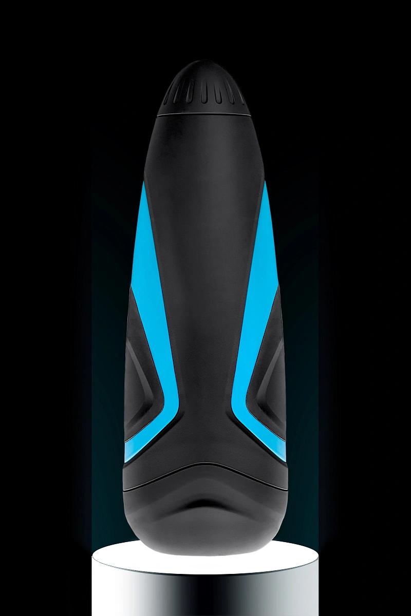 Мастурбатор нереалистичный Satisfyer Men One с регулировкой давления, силикон, чёрный, 25,5 см