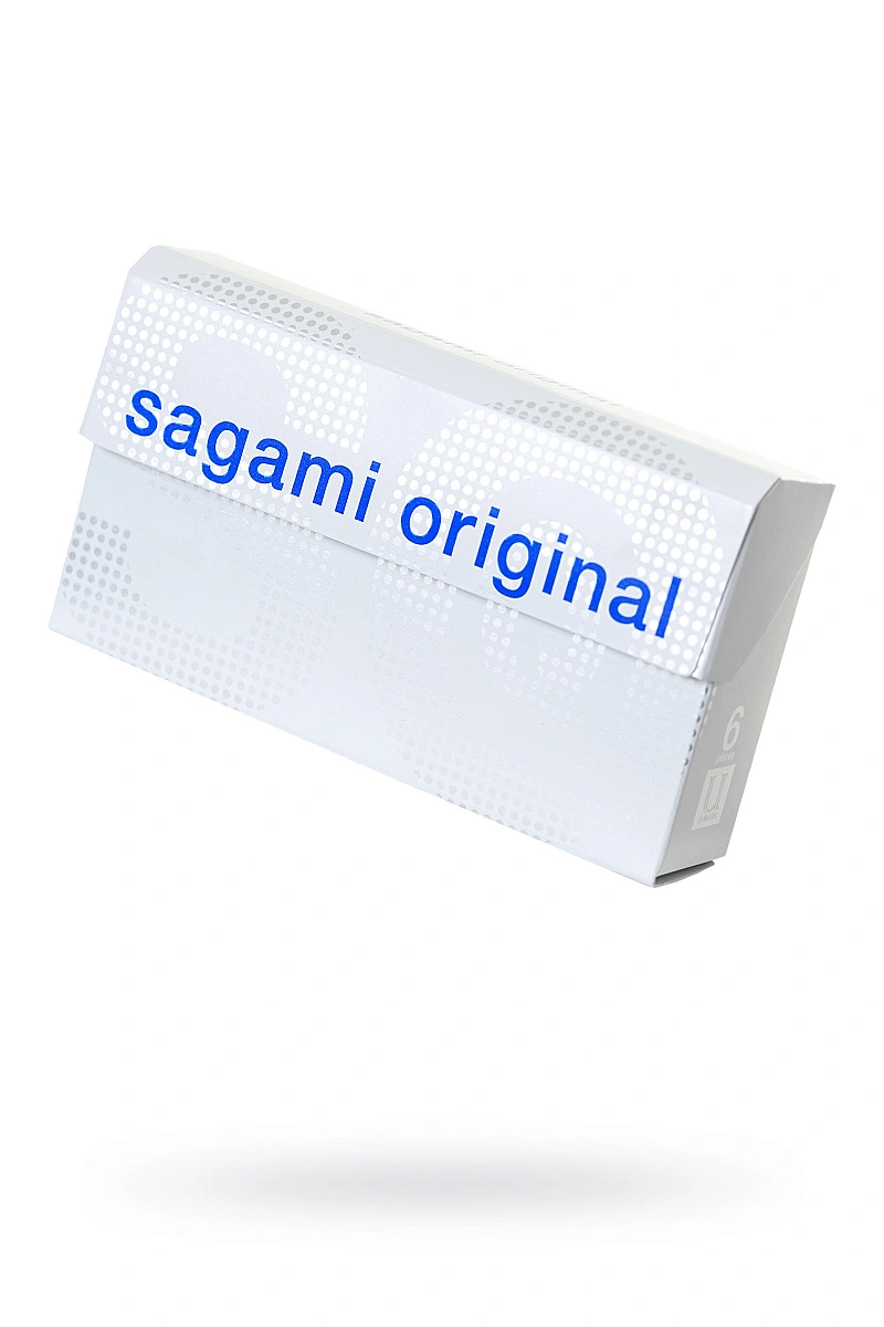 Презервативы Sagami, original Quick 0.02, полиуретан, 17 см, 5,5 см, 6 шт.