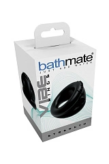 Виброкольцо на член Bathmate Strength, elastomex, черное, Ø5 см