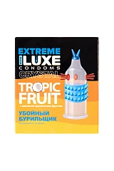 Презервативы Luxe, extreme, «Убойный бурильщик», тропические фрукты, 18 см, 5,2 см, 1 шт.