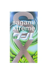 Презервативы Sagami, xtreme, Mint, латекс, 19 см, 5,2 см, 10 шт.