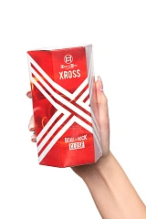 Мастурбатор нереалистичный MensMax XROSS BEADS×ROCK CLOSE, TPE, прозрачный, 14,2 см