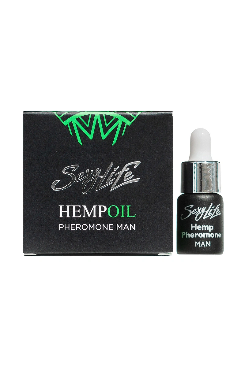 Ароматическое масло с феромонами Sexy Life мужские, Hemp Oil Pheromone 5 мл