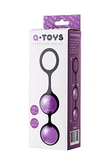 Вагинальные шарики A-Toys by TOYFA Raspy, ABS пластик, фиолетовый, 14 см