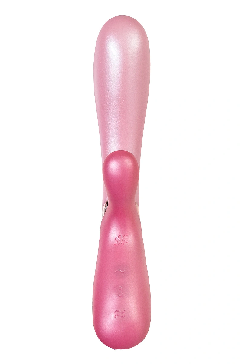 Вибратор Satisfyer Hot Lover Connect App с клиторальным стимулятором, розовый, 20,4 см