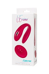 Многофункциональный вибратор L'EROINA Caberna, силикон, бордовый, 20 см