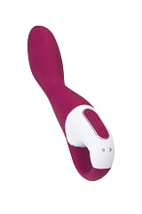 Вибратор с подогревом Satisfyer Heated Thrill Connect App, бордовый, 20,6 см