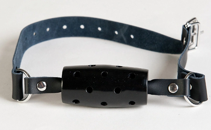 Кляп-трензель с дырками TOYFA Theatre, черный