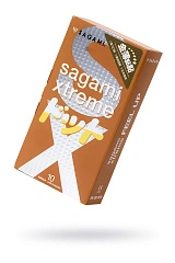 Презервативы Sagami, xtreme, feel up, латекс, 19 см, 5,3 см, 10 шт.