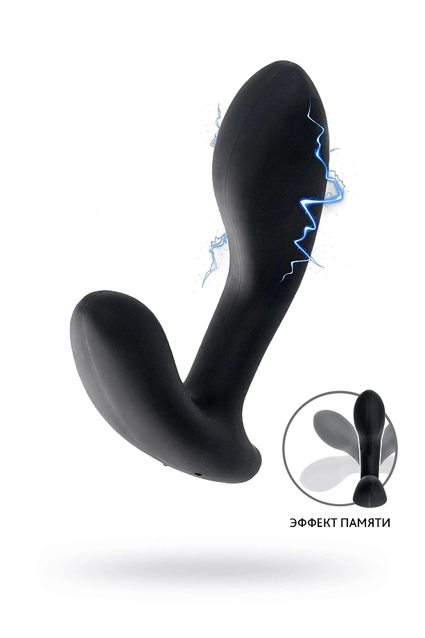 Электростимулятор Mystim Flexing Flavio, силикон, черный, 9 см