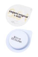 Презервативы Sagami, original 0.01, L-size, гладкие, 19 см, 5,8 см, 5 шт.