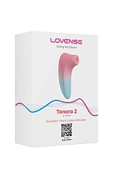 Вакуммно-волновой стимулятор клитора LOVENSE Tenera 2 PulseSense, силикон, розовый