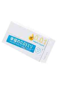 Презервативы Sagami, original 0.01, EXTRA LUB, 12 шт.