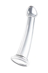 Нереалистичный фаллоимитатор Jelly Dildo S Toyfa Basic, TPE, прозрачный, 15,5 см