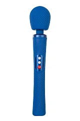 Вибромассажер Fun Factory VIM VIBRATING WAND, силикон, синий, 31,3 см